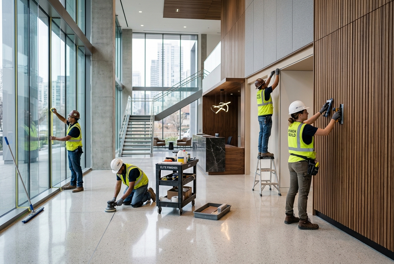 Building interior completion details